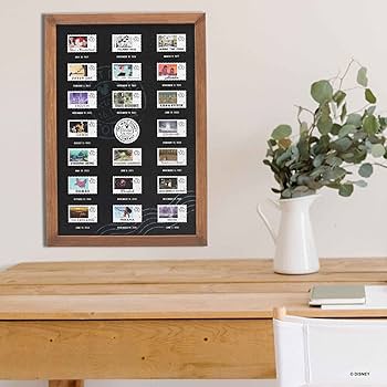 限定品ディズニー☆Authentic Postage Stanp Amazon.com: Disney Collector Replica Stamps Framed Wood Wall